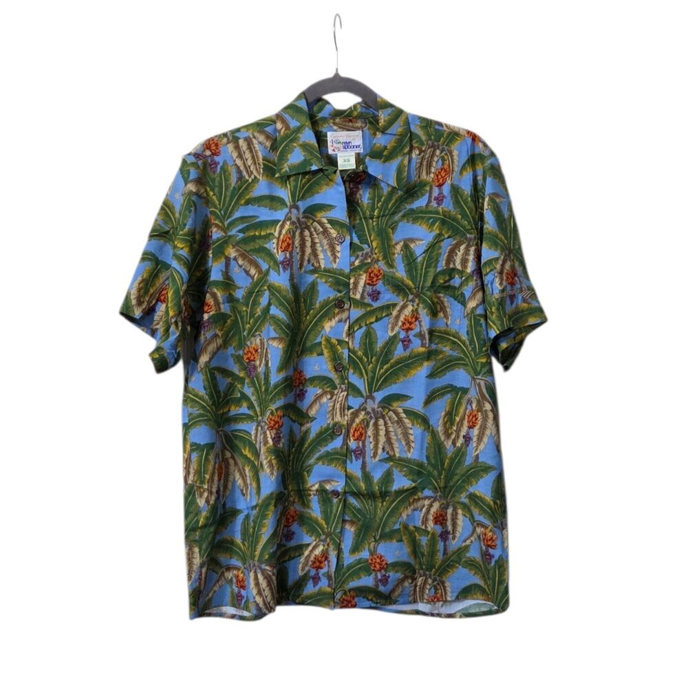 Reyn Spooner Floral Aloha Short Sleeve Resort Buttondown Hawaiian Shirt Men's XS